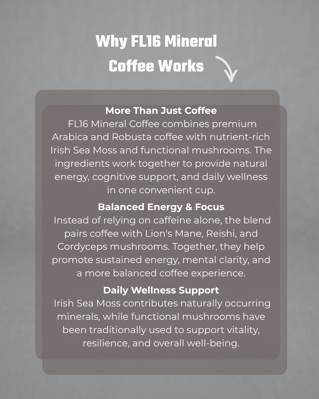FL16 Mineral Coffee Powder