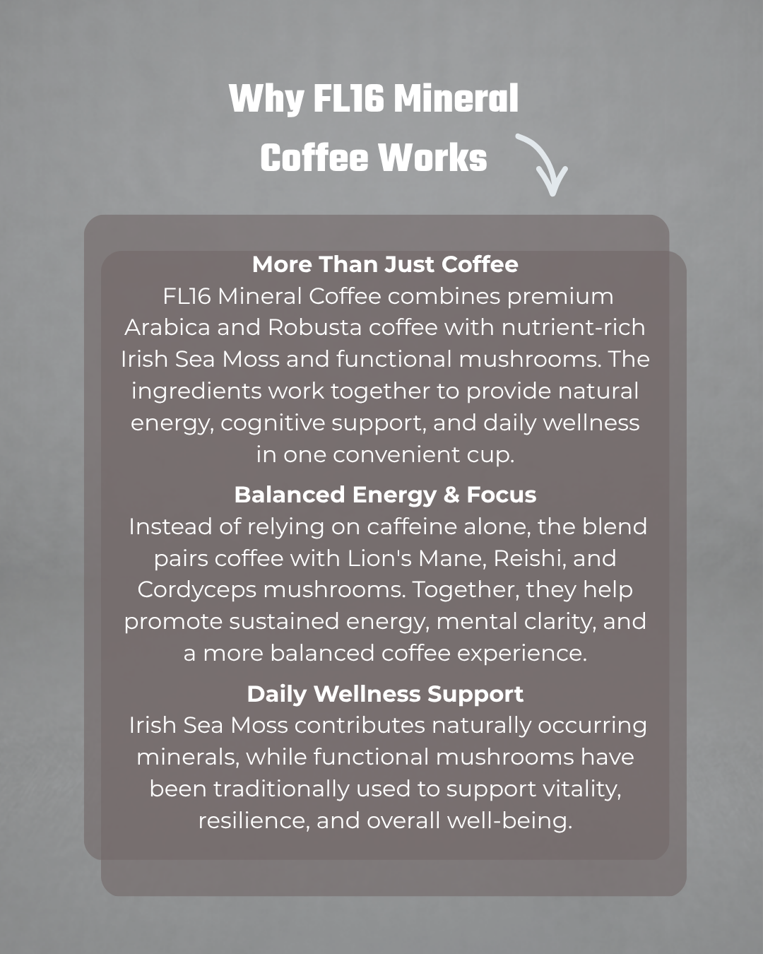 FL16 Mineral Coffee Powder
